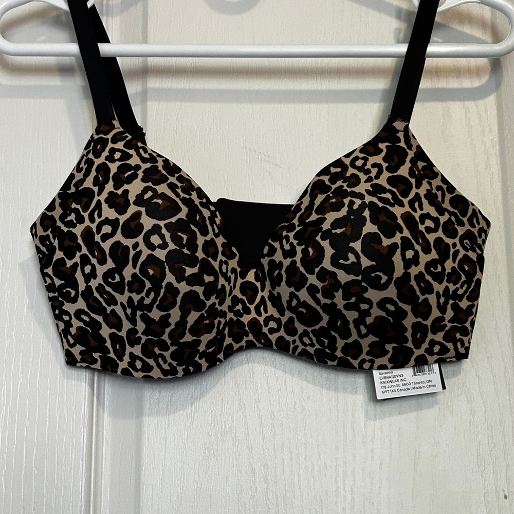 Leopard Print Women's Bra